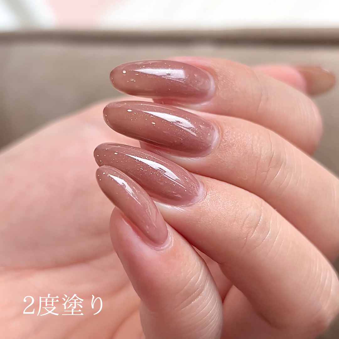 オテガルン22 - シナモンブラウン【パメ(パール&ラメ)入り】